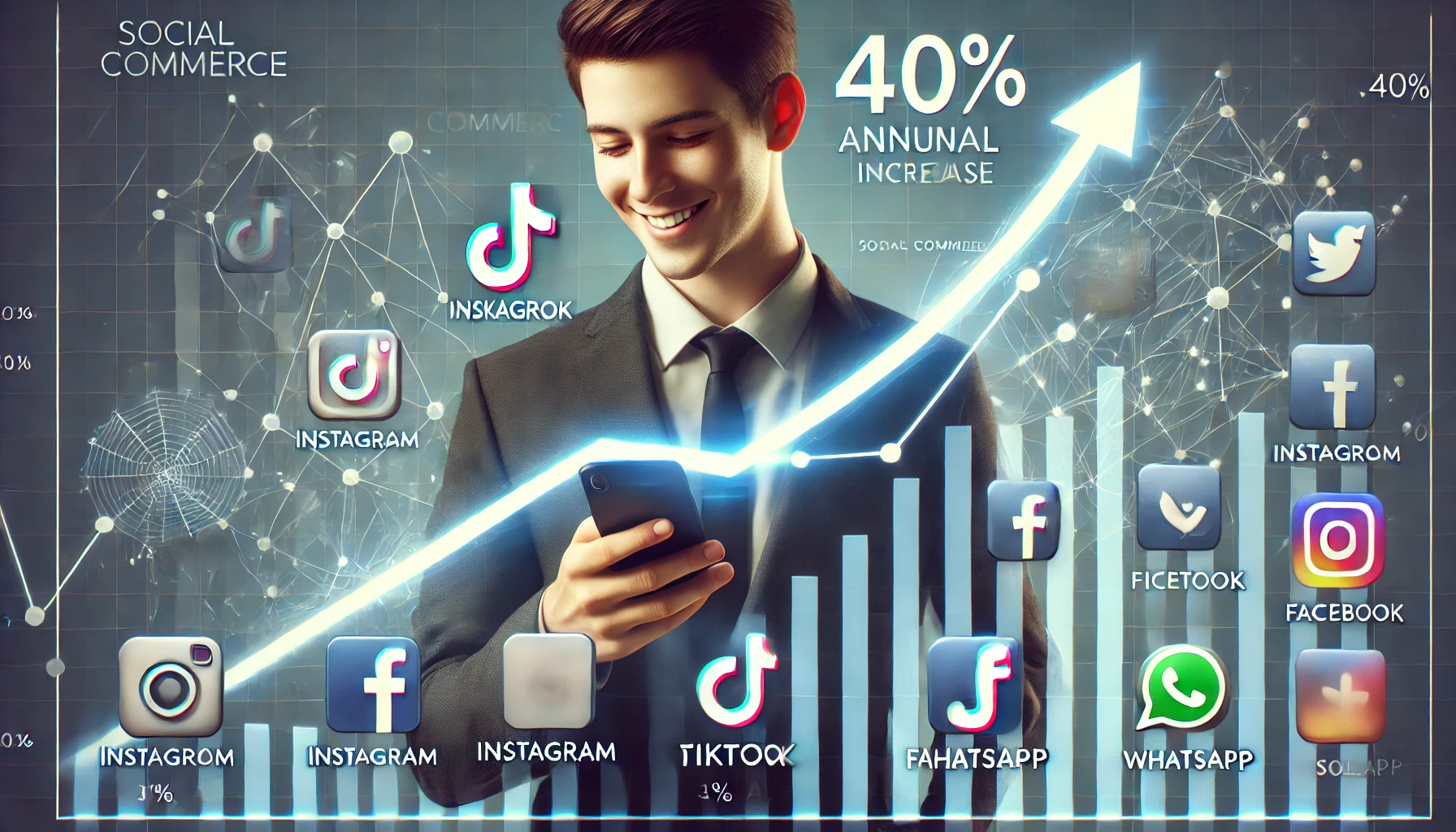 O social commerce cresce 40% e revela como ganhar dinheiro com social commerce de forma escalável